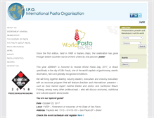 Tablet Screenshot of internationalpasta.org